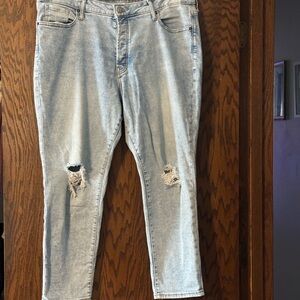 Old Navy Women's Light Blue Straight Leg Jeans